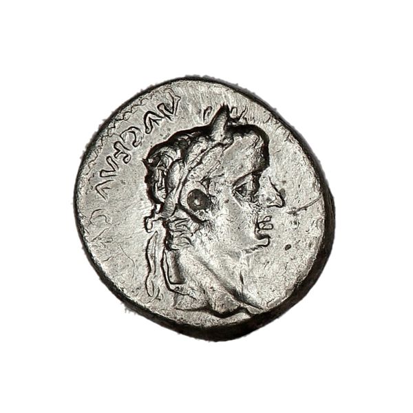 Hovedbilde Tiberius, denar, 14-37 e.Kr., skattens mynt