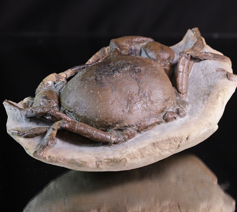 Fossil krabbe (Tumidocarcinus giganteus)