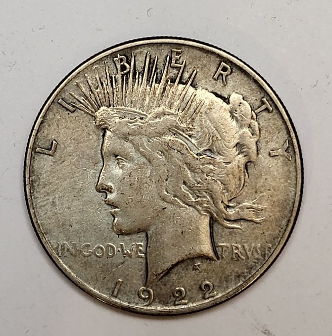 Hovedbilde USA, 1 dollar 1922, Peacedollar