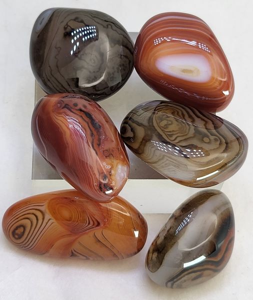 Hovedbilde Finstripet agat, tromlet