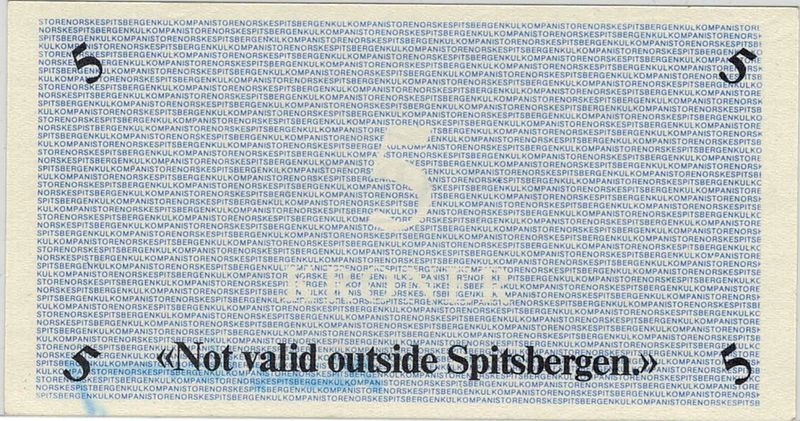 Svalbard, 5 kroner 1978