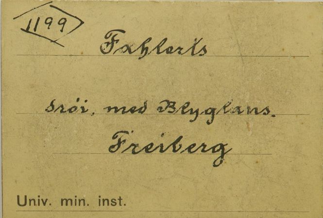Hovedbilde Tennantite-Tetrahedrite serien, Freiberg, Tyskland
