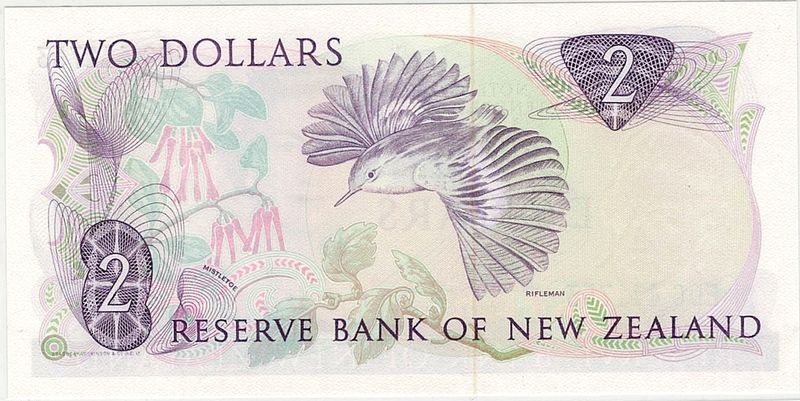 New Zealand, 2 dollars 1981