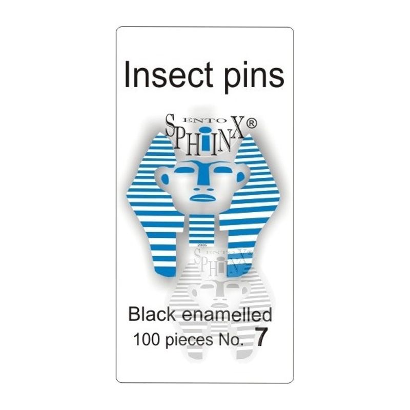 Entosphinx, insektnåler, svart