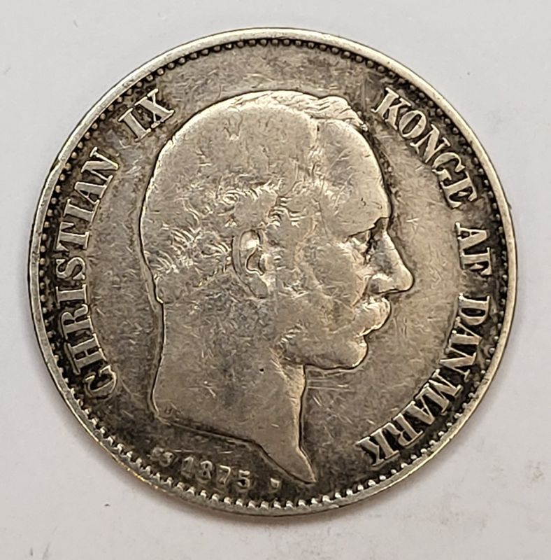 Danmark, 2 kroner 1875