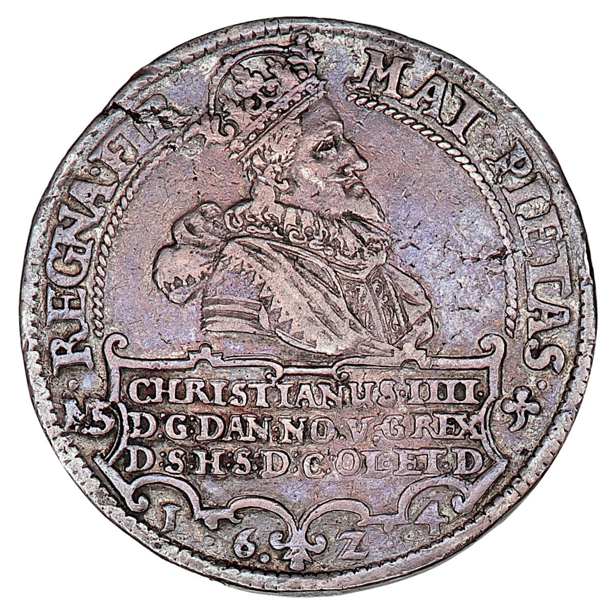 Christian IV, 1 speciedaler 1624, norsk sølv