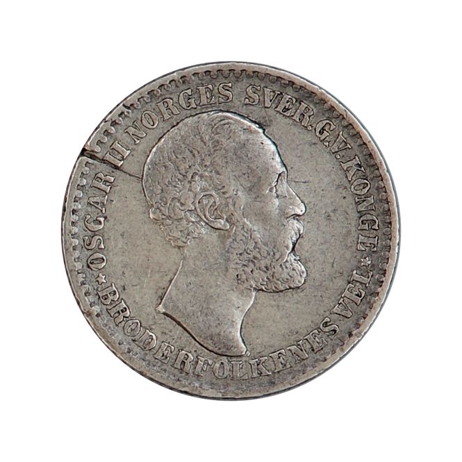 Hovedbilde Oscar II, 12 skilling 1873