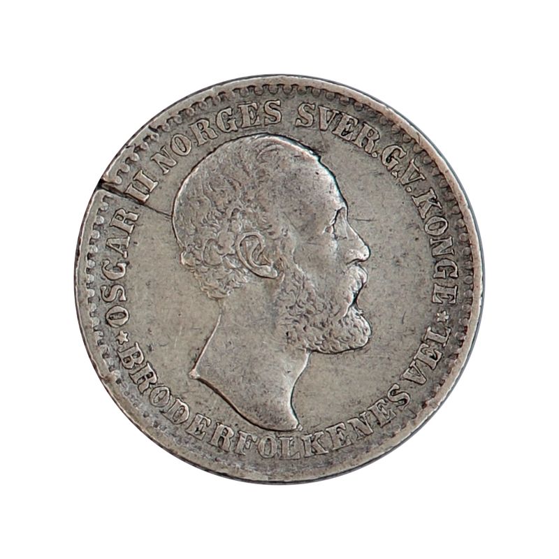 Oscar II, 12 skilling 1873