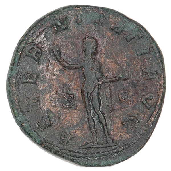 Hovedbilde Gordian III, tenåringskeiseren, sesterts, år 238-244