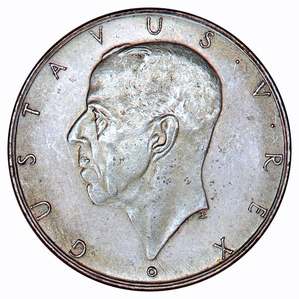 Hovedbilde Sverige, 2 kronor 1938, Delaware