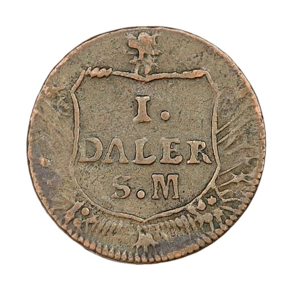 Hovedbilde Sverige, nøddaler, 1717, Wett och wapen