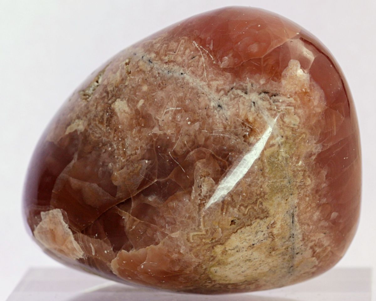 Rhodokrositt, tromlet, Peru