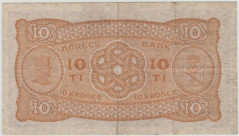10 kroner 1931 R, kv. 1/1+
