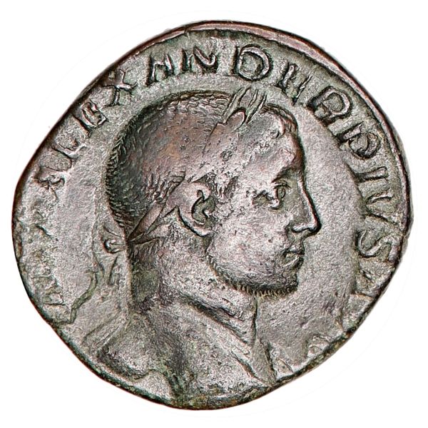 Hovedbilde Severus Alexander, sesterts, år 222-235