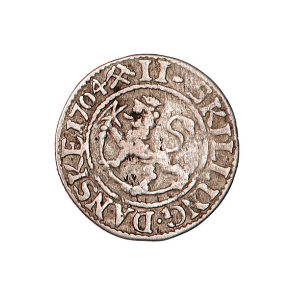 Hovedbilde Frederik IV, 2 skilling 1704