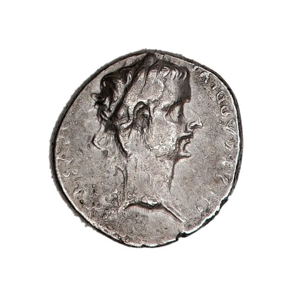 Hovedbilde Tiberius-denaren fra Jesu tid, 14-37 e.Kr.