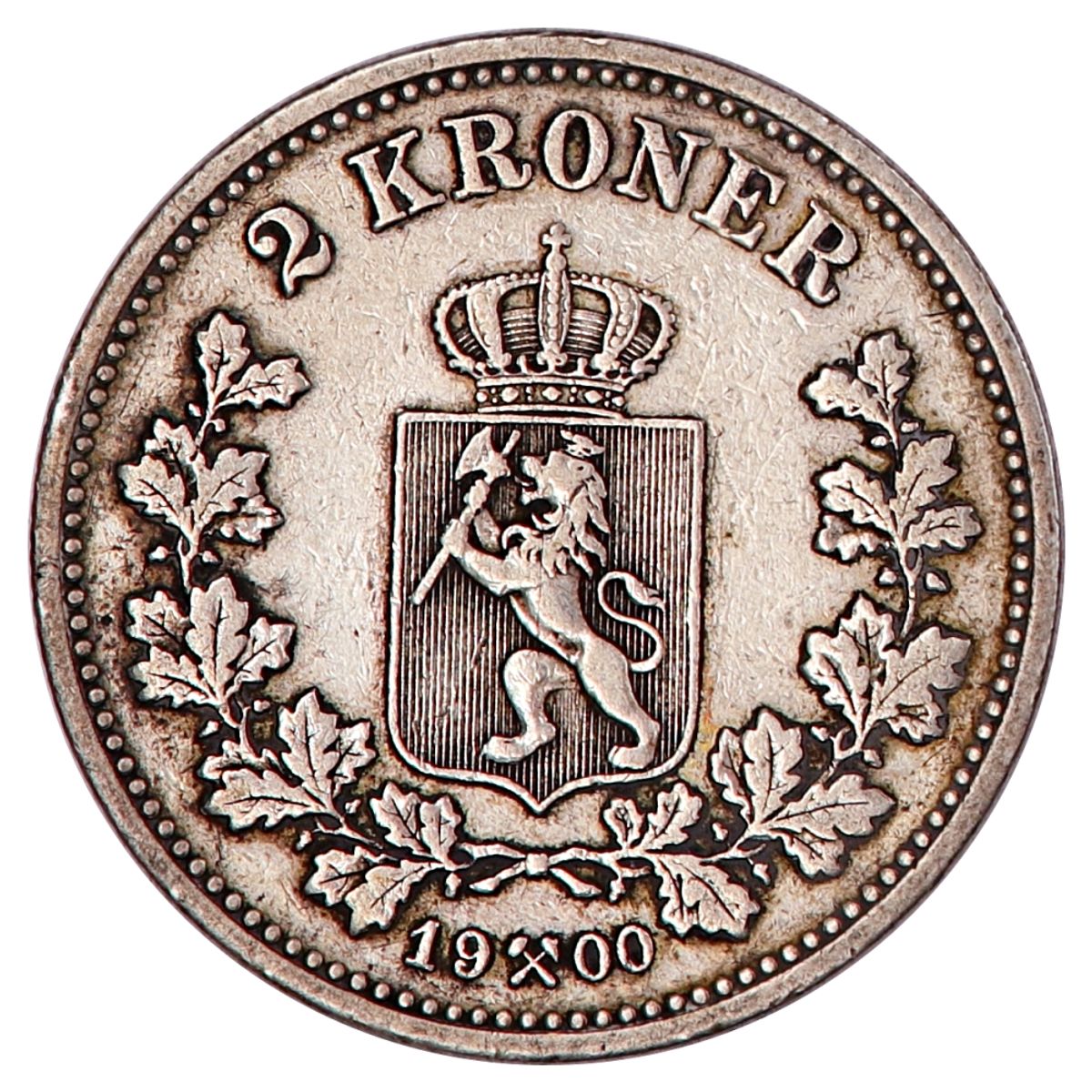 2 kroner 1900, kv. 1/1+