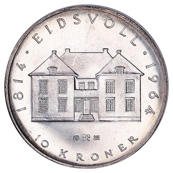 Hovedbilde SPOT +2%. Investeringssølv, norske minnemynter (485 gram rent sølv)
