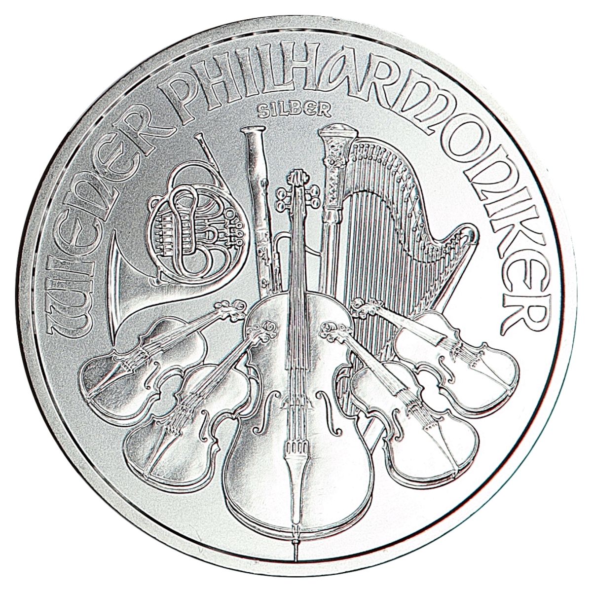 Østerrike, 10 x Philharmoniker, 2022, 311 g sølv