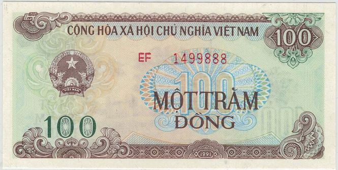 Hovedbilde Vietnam, 100 dong 1991