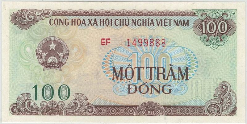 Vietnam, 100 dong 1991