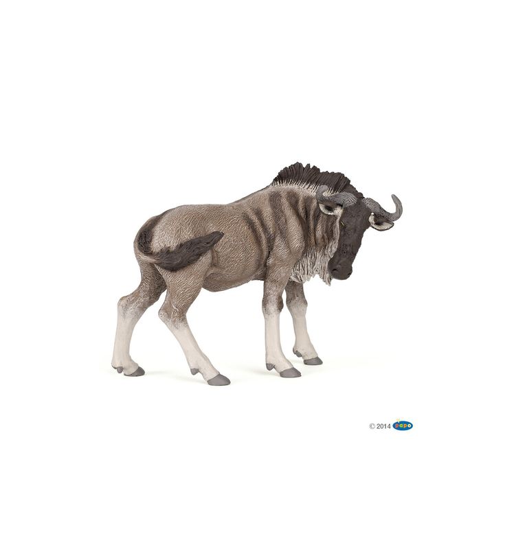 Stripegnu (Connochaetes taurinus), figur, Papo