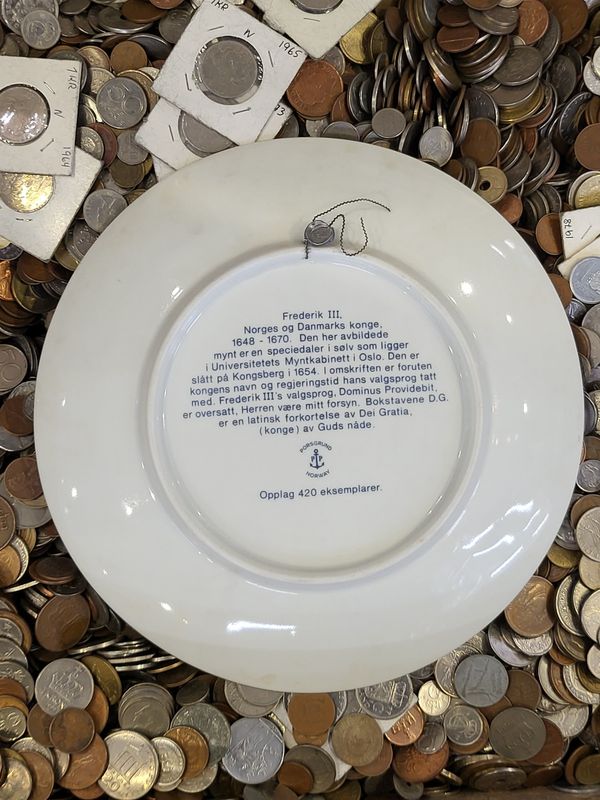 Myntplatter, svært dekorative