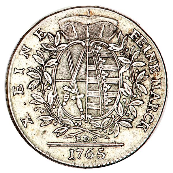 Hovedbilde Sachsen, 1 konvensjonstaler 1765