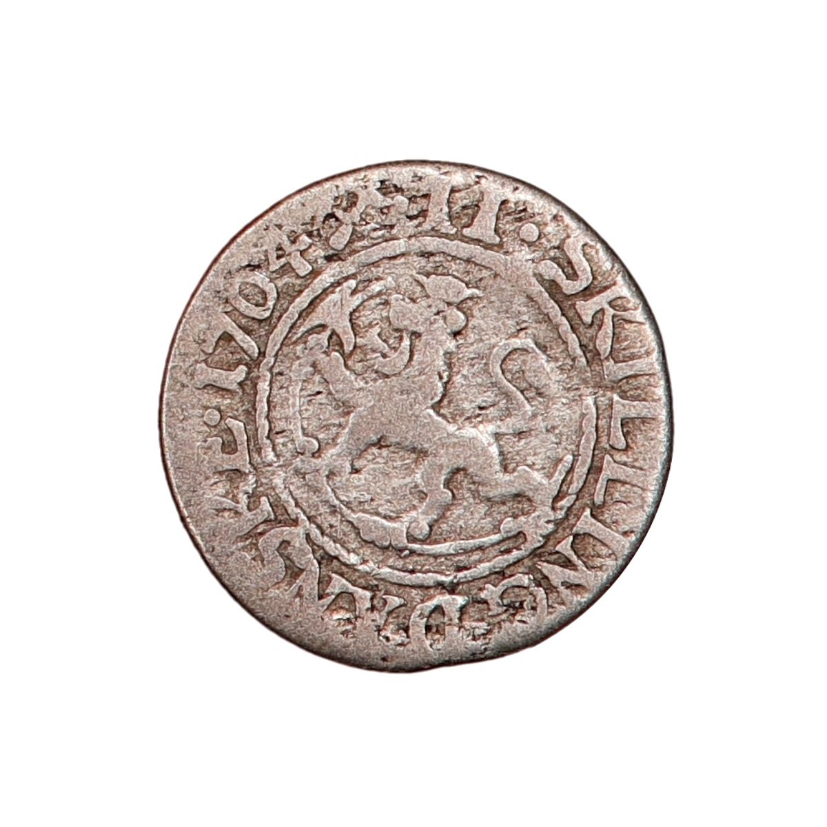 Frederik IV, 2 skilling 1704