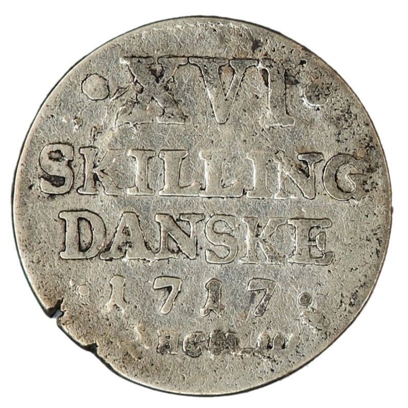Frederik IV, 16 skilling 1717