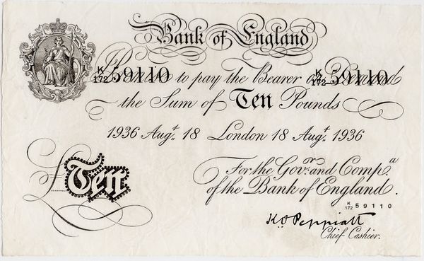 Hovedbilde WW2-forfalskning, 10 pounds 