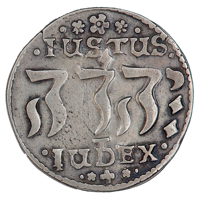 Christian IV, 2 mark 1645, Hebreer