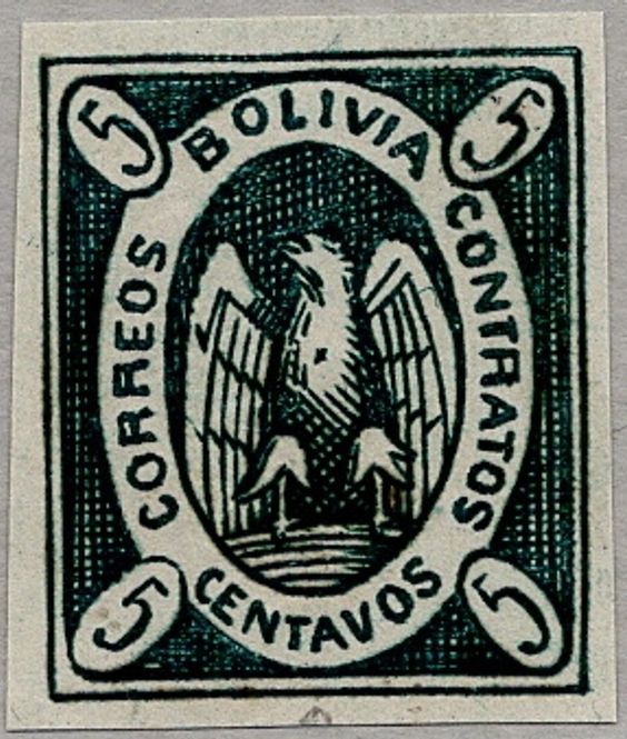 Hovedbilde Bolivia, 5 centavos 1867, postfrisk