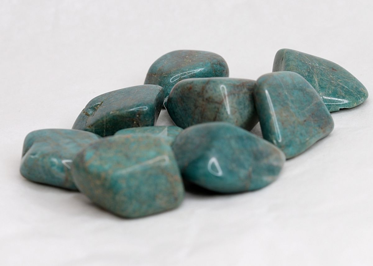 Amazonitt, tromlet, 2 - 2,5 cm