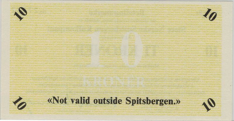 Svalbard, 10 kroner 1976