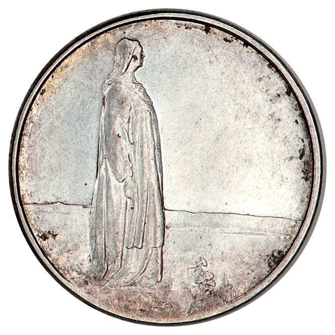 Hovedbilde 2 kroner 1914, Mor Norge, kv. 01