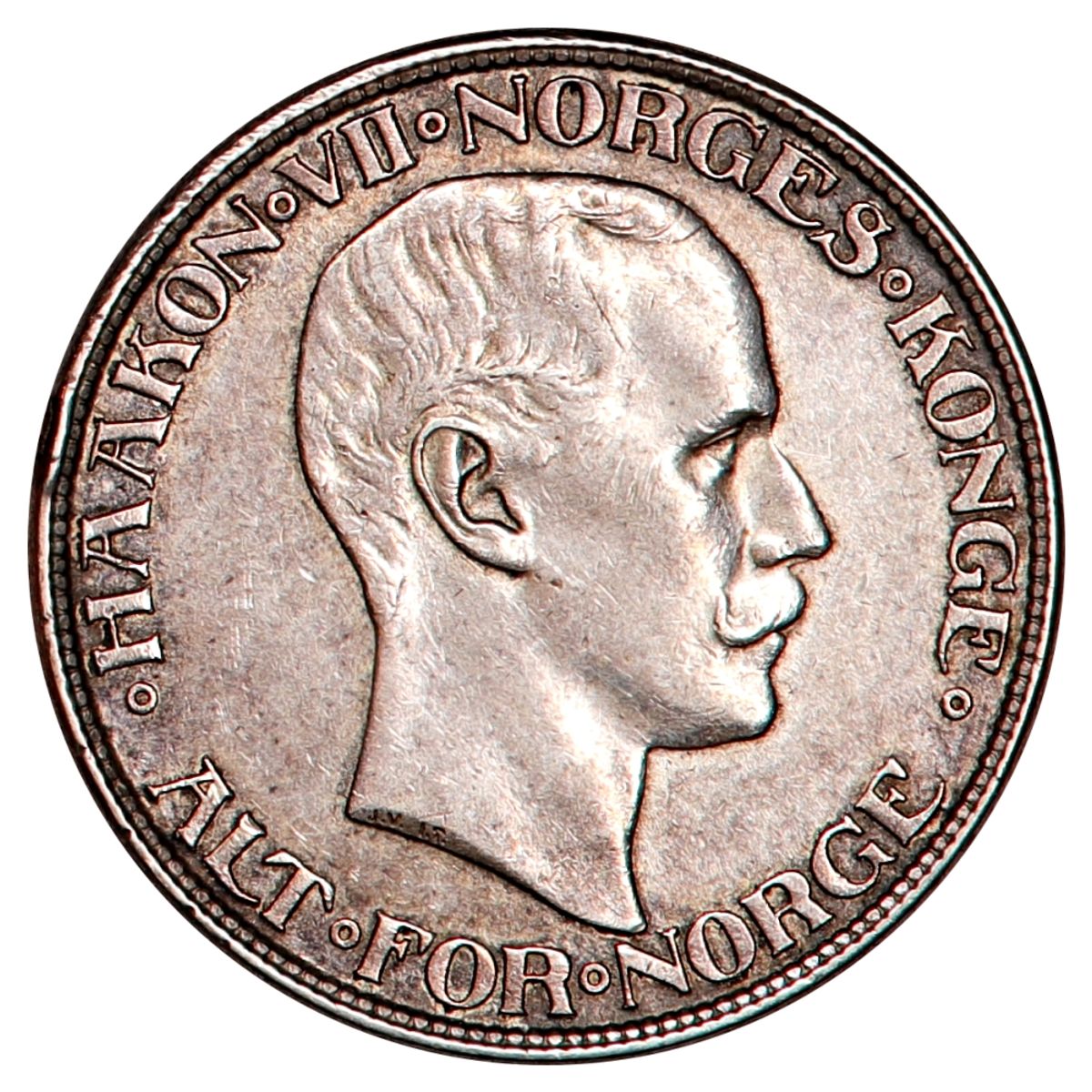 2 kroner 1917, kv. 1+