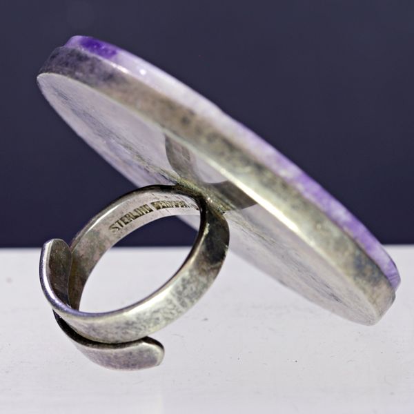 Hovedbilde Ametyst, sølvring, Bent Knudsen, Danmark