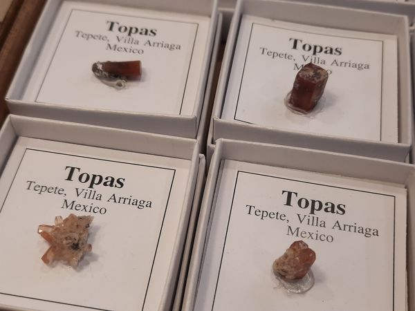 Hovedbilde Topas i gaveeske, San Luis Potosí, Mexico