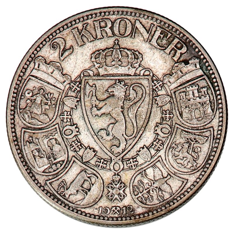 2 kroner 1912, kv. 1/1+