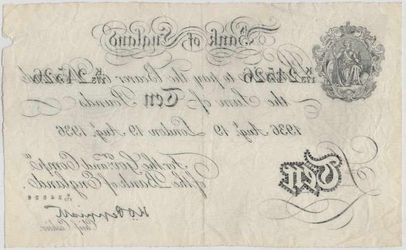 WW2-forfalskning, 10 pounds 