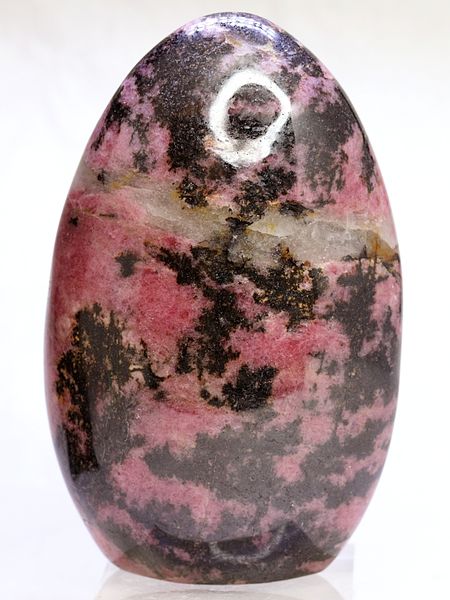 Hovedbilde Rhodonitt, helslipt skulptur