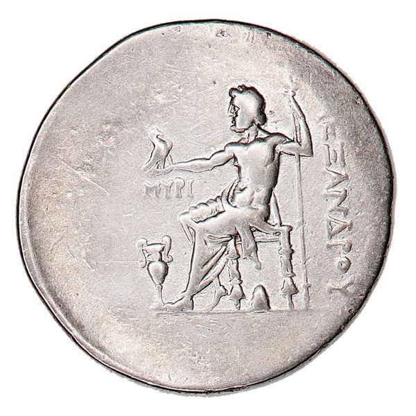 Hovedbilde Alexander den Store, tetradrakme, 336-323 f.Kr.