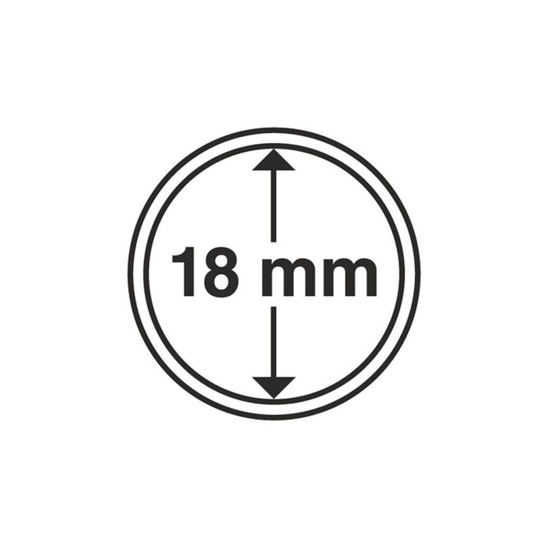 18 mm, myntkapsler, 10 stk