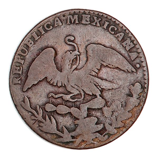 Hovedbilde Mexico, 1/4 real 1834, Quartilla