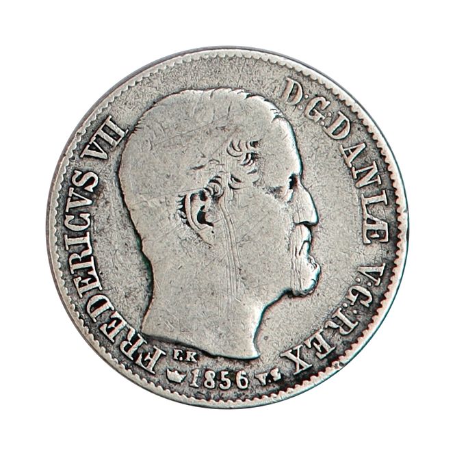 Hovedbilde Danmark, 16 skilling 1856