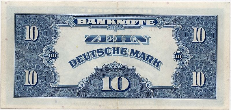 Tyskland, 10 mark 1948