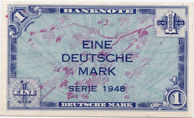 Hovedbilde Tyskland, 1 mark 1948