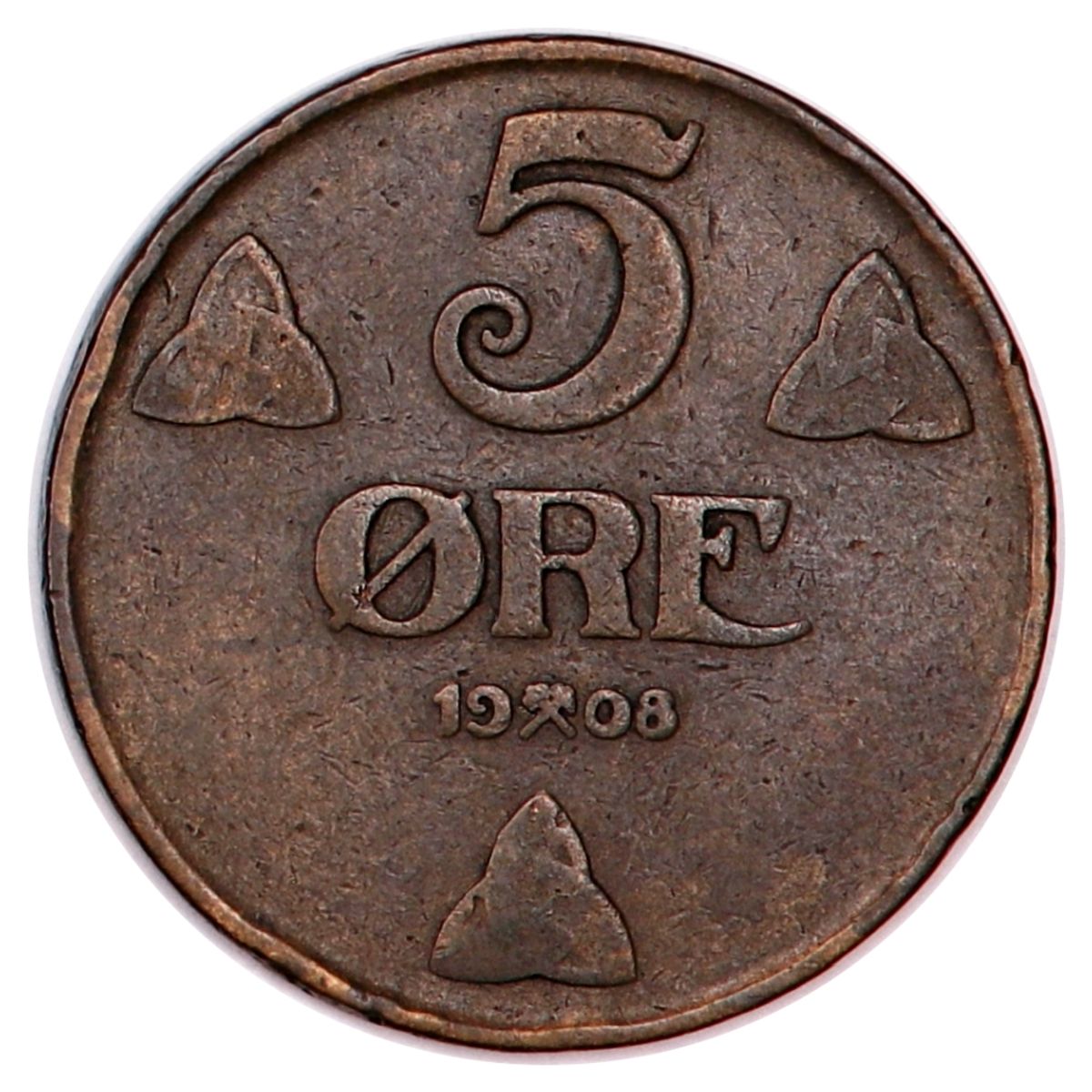 5 øre 1908