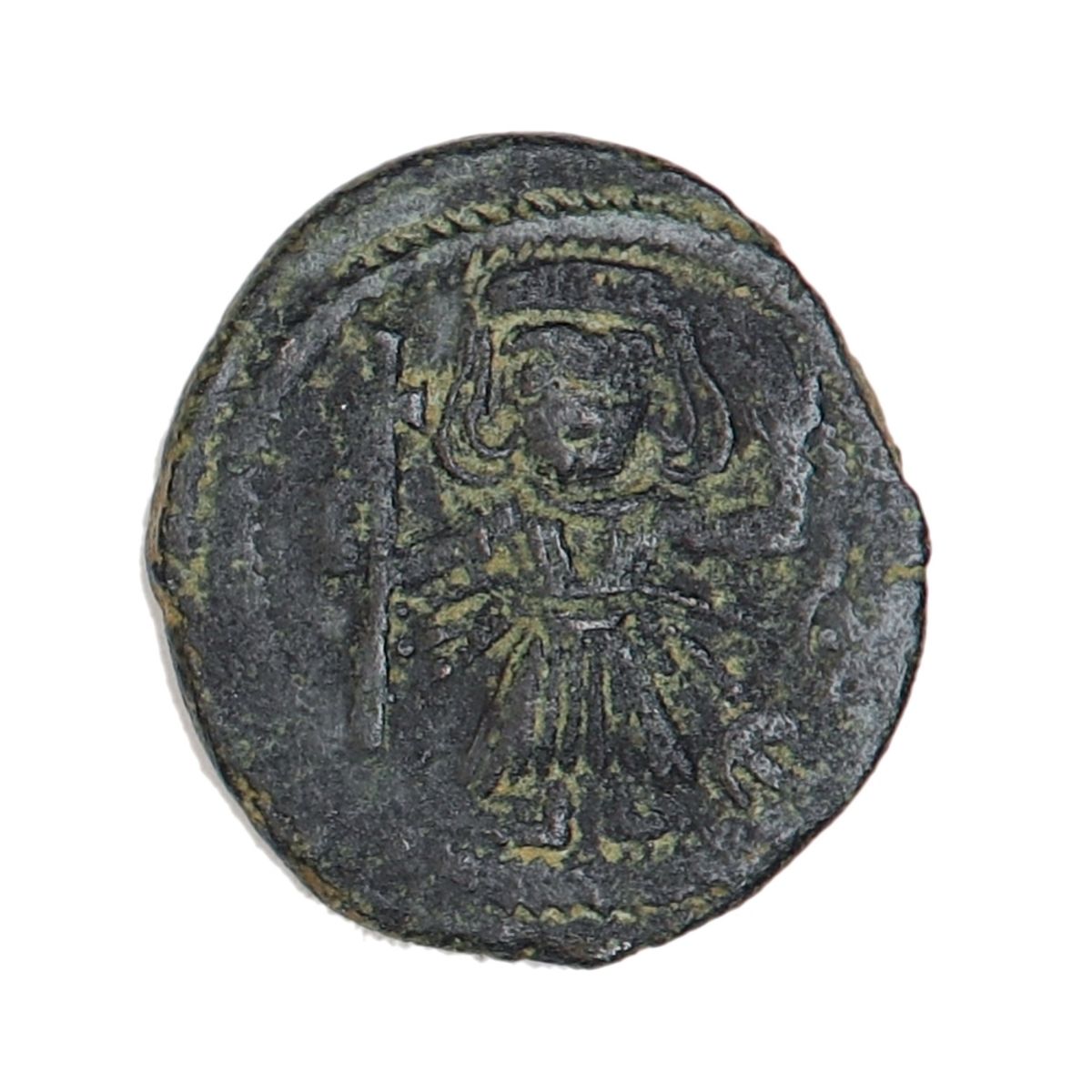 Umayyadene, arabisk-bysantinsk follis, år 661-680